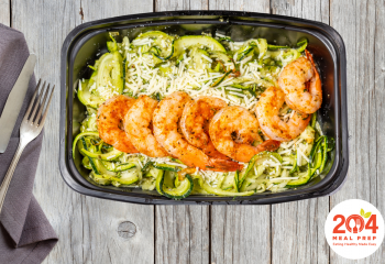 Keto | Cajun Pesto Shrimp Zoodles