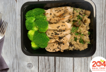 Meals | Peppercorn Chicken with Mushroom Risotto