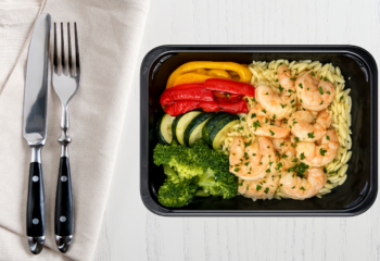 Meals | Lemon Garlic Orzo Shrimp